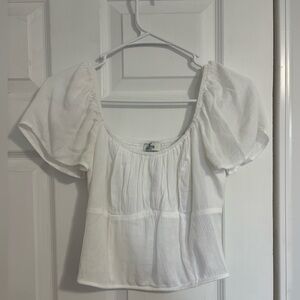 Hollister Women’s white top